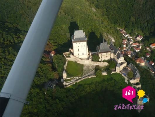 Vyhlídkový let - Karlštejn