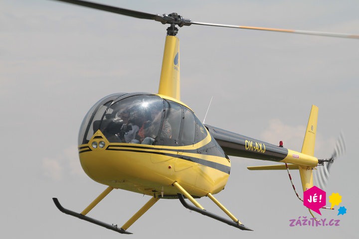 Vyhlídkový let vrtulníkem Robinson